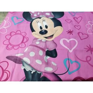 Disney Minnie Mouse Curtain Panel Pink Bow-Tique Size 42”x 63”